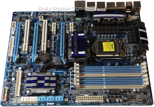 Gigabyte P55 UD6 плата